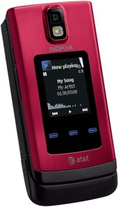 nokia 6650 closed front red